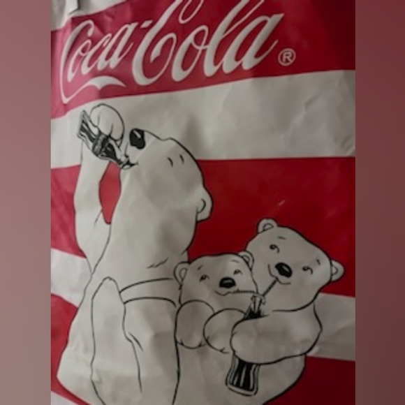 Vintage 1990s Coca Cola beach bag - Picture 4 of 7